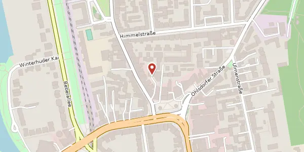 Karte der Umgebung von Alsterdorfer Str. 2a, 22299 Hamburg
