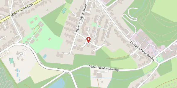 Karte der Umgebung von Schimmelbuschweg 68, 42719 Solingen
