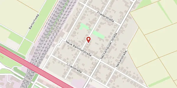 Karte der Umgebung von Rosenstraße 16, 68535 Edingen-Neckarhausen