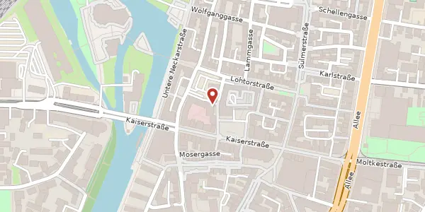 Karte der Umgebung von Rosengasse 6, 74072 Heilbronn