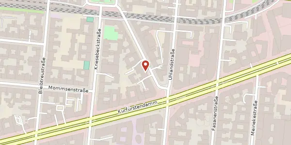 Karte der Umgebung von Grolmanstraße 36, 10623 Berlin
