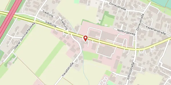 Karte der Umgebung von Hauptstr. 22, 94469 Deggendorf