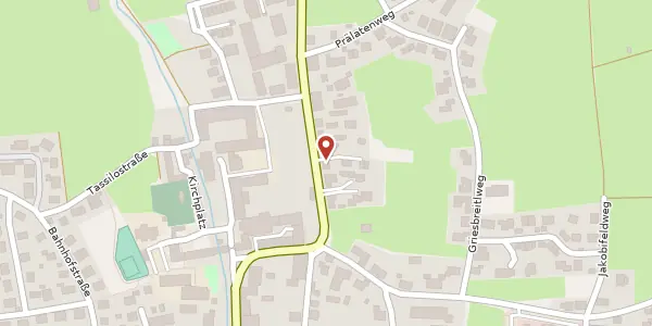 Karte der Umgebung von Weilheimer Str. 26 a, 82398 Polling