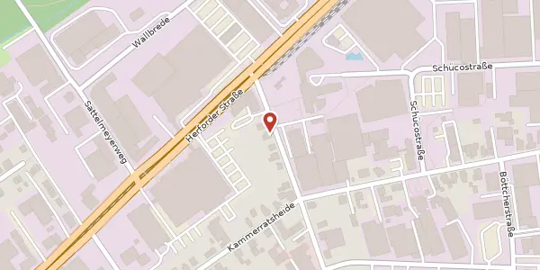 Karte der Umgebung von Karolinenstr. 8, 33609 Bielefeld