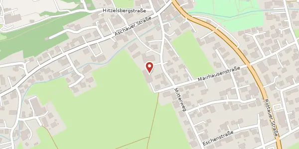 Karte der Umgebung von Mitterweg 12, 83233 Bernau