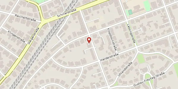 Karte der Umgebung von Gerhart-Hauptmann-Straße 26, 99096 Erfurt