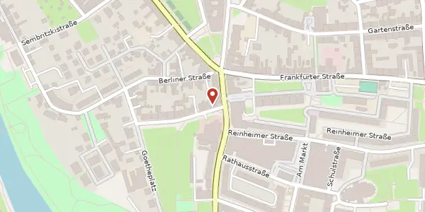 Karte der Umgebung von Goetheplatz 5-6, 15517 Fürstenwalde