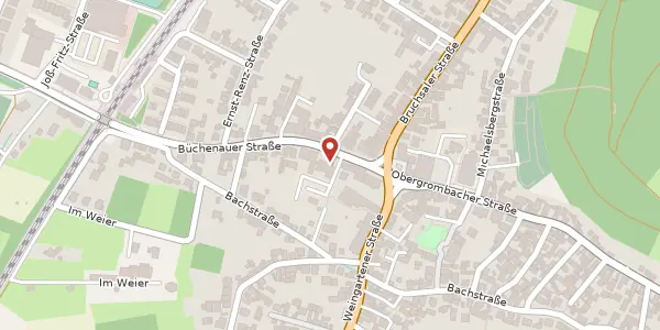 Karte der Umgebung von Büchenauer Straße 8-10, 76646 Bruchsal
