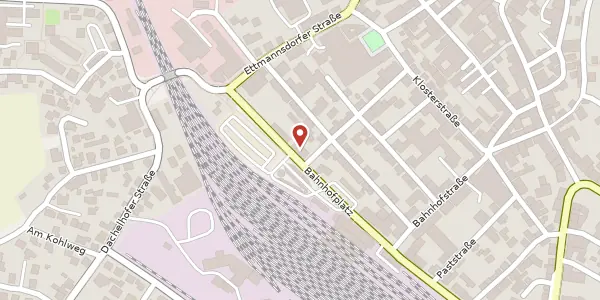 Karte der Umgebung von Bahnhofplatz 3, 92421 Schwandorf