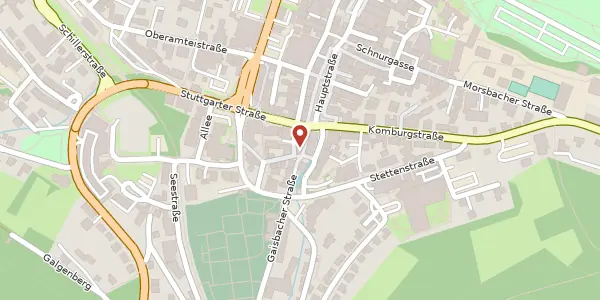 Karte der Umgebung von Gaisbacher Straße 4, 74653 Künzelsau
