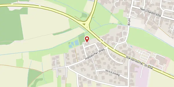 Karte der Umgebung von Heßdorfer Weg 1c, 91056 Erlangen