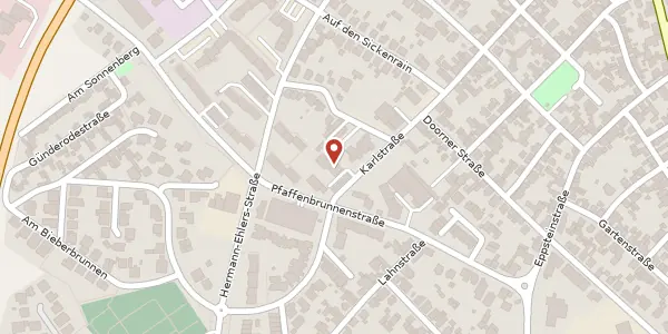 Karte der Umgebung von Karlstr. 65, 63456 Hanau