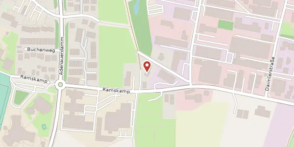 Karte der Umgebung von Ramskamp 31 a, 25337 Elmshorn