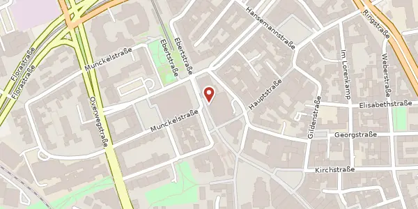 Karte der Umgebung von Ebertstr. 20, 45879 Gelsenkirchen