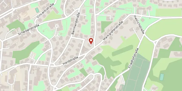 Karte der Umgebung von Prinz-Weimar-Straße 12, 76530 Baden-Baden