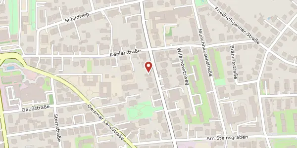 Karte der Umgebung von Friedländer Weg 46, 37085 Göttingen