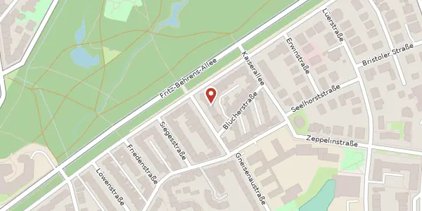 Karte der Umgebung von Gneisenaustraße 4, 30175 Hannover