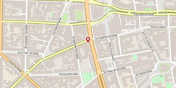 Karte der Umgebung von Hohenstaufenring 63, 50674 Köln