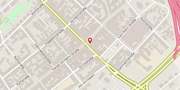 Karte der Umgebung von Weseler Str. 20, 47169 Duisburg