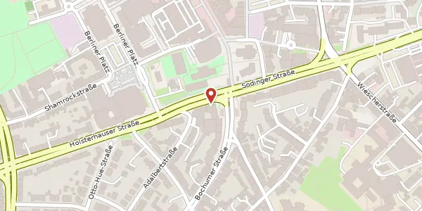 Karte der Umgebung von Holsterhauser Str. 364, 44625 Herne