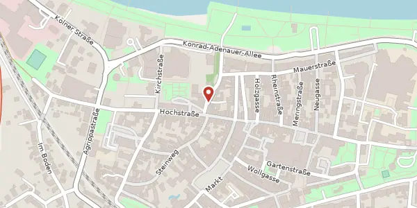 Karte der Umgebung von Schaarstraße 4, 56626 Andernach