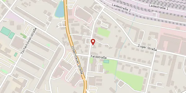 Karte der Umgebung von Brander Straße 25, 09599 Freiberg