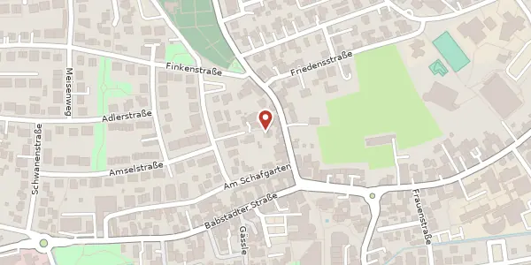 Karte der Umgebung von Fasanenstraße 15, 74906 Bad Rappenau