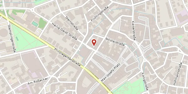 Karte der Umgebung von Heilig-Geist-Str. 20 a, 83022 Rosenheim