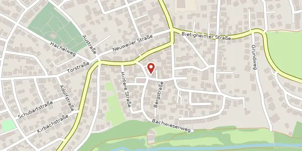 Karte der Umgebung von Rathausstraße 14, 74343 Sachsenheim