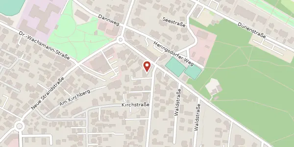Karte der Umgebung von Wilhelm-Potenberg-Straße 28, 17454 Seebad Zinnowitz
