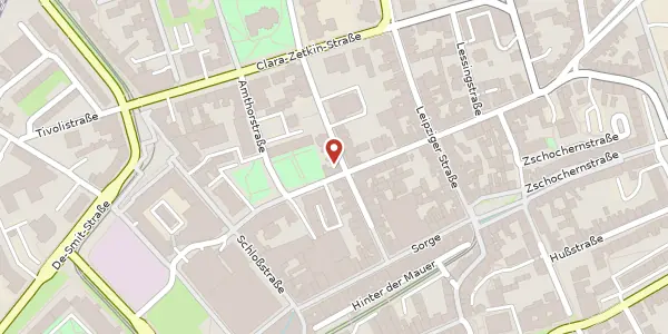 Karte der Umgebung von Rudolf-Diener-Straße 9, 07545 Gera