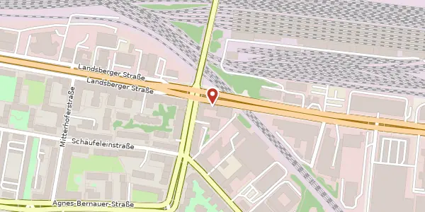 Karte der Umgebung von Landsberger Str. 191, 80687 München