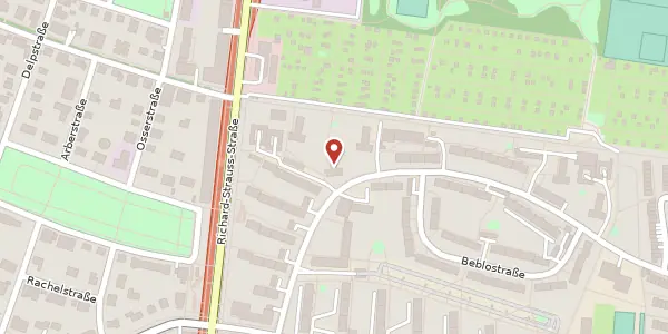 Karte der Umgebung von Buschingstr. 43, 81677 München