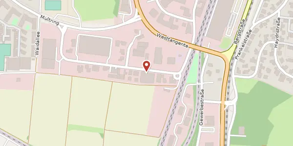 Karte der Umgebung von Olbrichtstraße 20, 69469 Weinheim