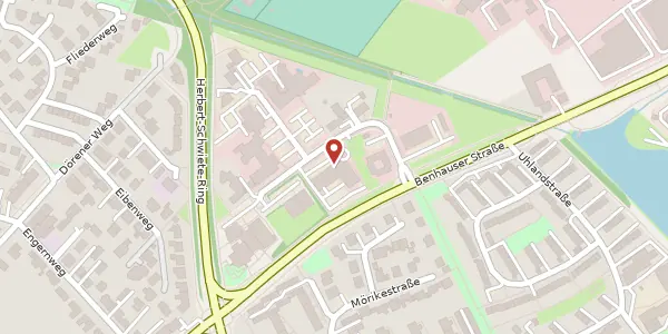 Karte der Umgebung von Klingenderstr. 5, 33100 Paderborn