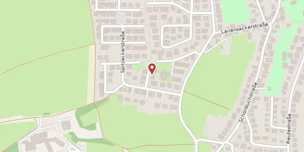 Karte der Umgebung von Spitzäckerstraße 18, 70794 Filderstadt