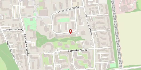 Karte der Umgebung von Innsbrucker Str. 30, 86163 Augsburg