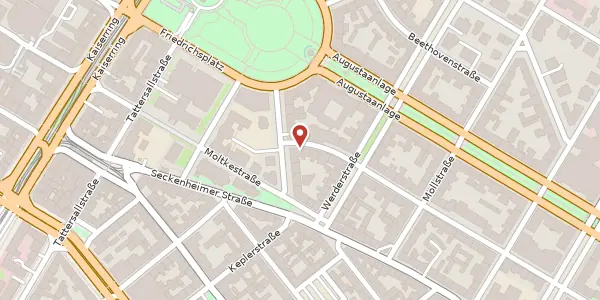 Karte der Umgebung von Richard-Wagner-Straße 2, 68165 Mannheim