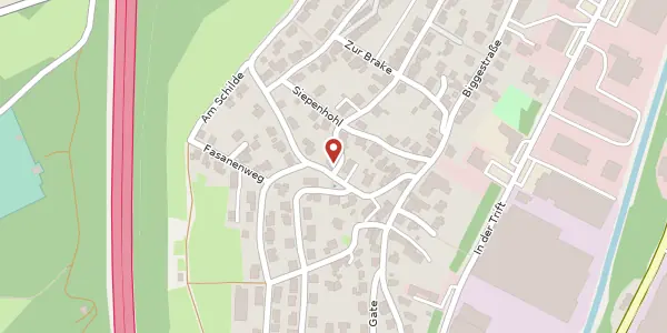 Karte der Umgebung von Rüblinghauser Str. 52, 57462 Olpe