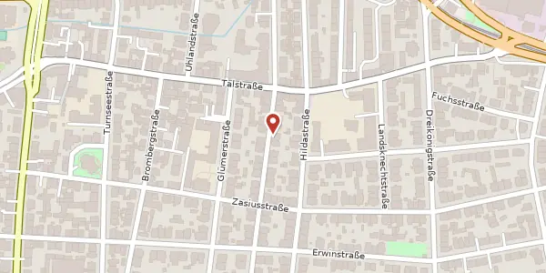 Karte der Umgebung von Scheffelstraße 37, 79102 Freiburg im Breisgau