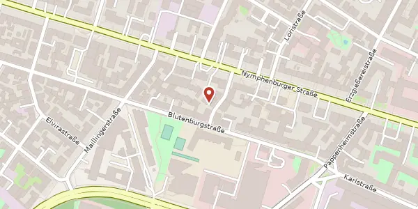 Karte der Umgebung von Adamstr. 4, 80636 München