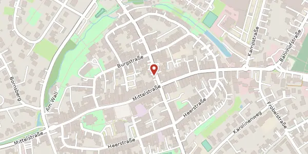 Karte der Umgebung von Nordstr. 1, 32805 Horn-Bad Meinberg