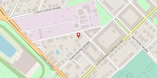 Karte der Umgebung von Mauersbergerstraße 2 B, 04299 Leipzig