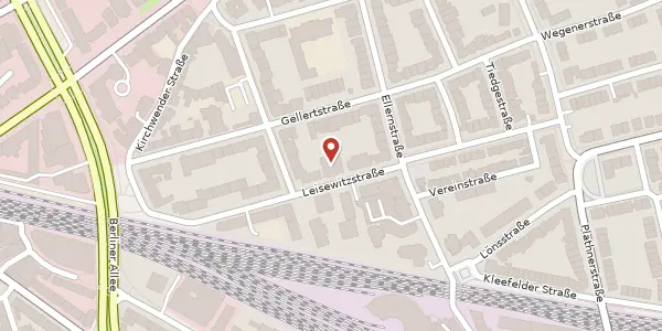 Karte der Umgebung von Leisewitzstraße 26, 30175 Hannover