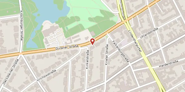 Karte der Umgebung von Dürener Str. 266, 50935 Köln