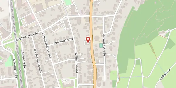 Karte der Umgebung von Darmstädter Str. 42, 64625 Bensheim