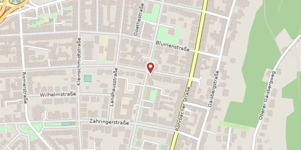 Karte der Umgebung von Kaiserstraße 11a, 69115 Heidelberg