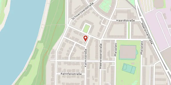 Karte der Umgebung von Kalmitstraße 4, 68163 Mannheim