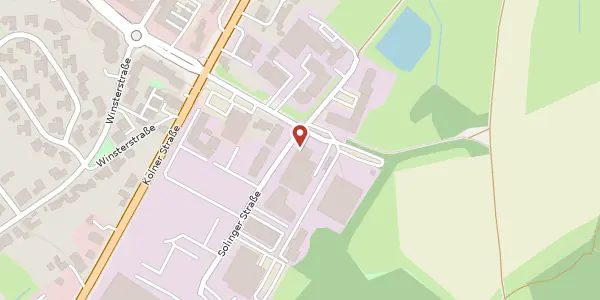 Karte der Umgebung von Solinger Str. 12, 45481 Mülheim an der Ruhr