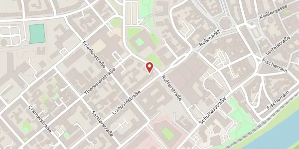 Karte der Umgebung von Luitpoldstr. 2, 97421 Schweinfurt